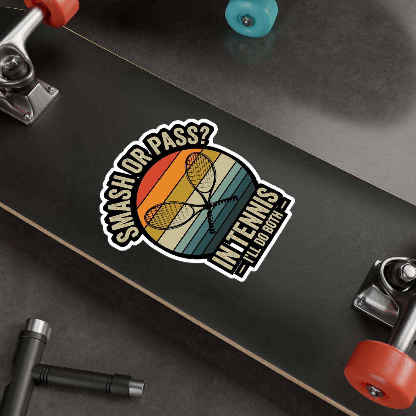 They Call Me Ace Because You Just Got Served - Padel Sticker for Laptop Sticker. Water Bottle Sticker, Vinyl Padel court Decal - Padel Gift