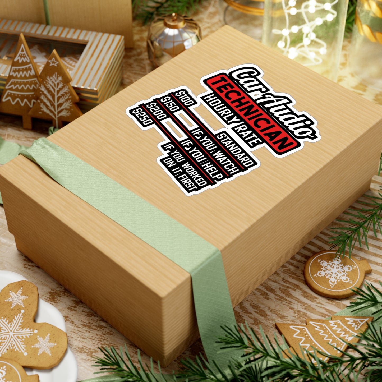 Car Audio Technician Hourly Rate | Car-stereo Sticker | Car-audio Decals | Bass Laptop Sticker | Car-stereo Gift | Car-audio Gift