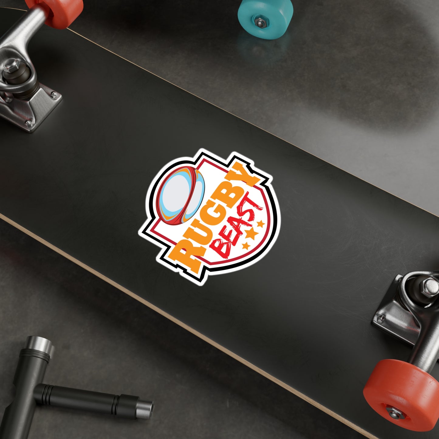 Rugby Player - Rugby player Sticker for Laptop Sticker. Water Bottle Sticker, Vinyl Quote Decal - Rugby player Gift