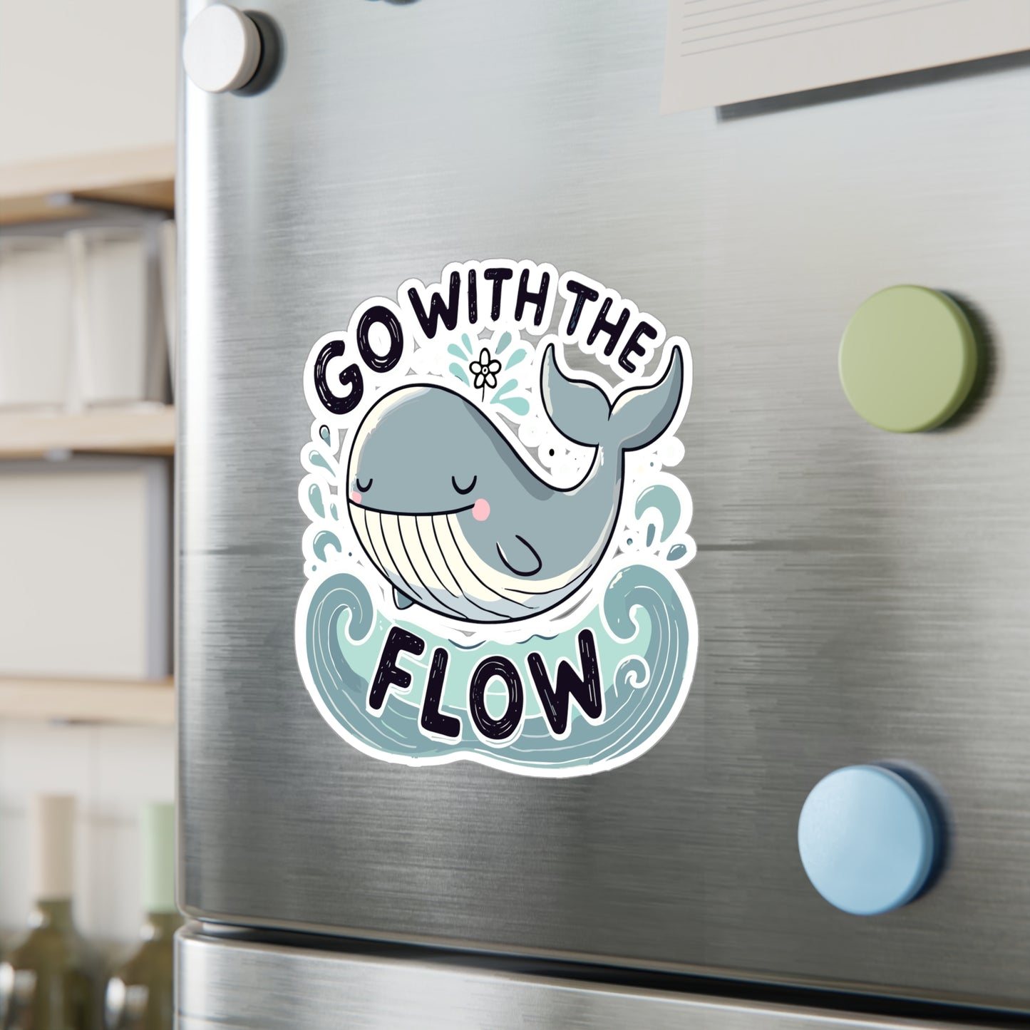 Plumber Sticker Go with the flow Funny Plumbing Vinyl Waterproof Decals for Laptop Water Bottle Pipefitter Steamfitter Gift