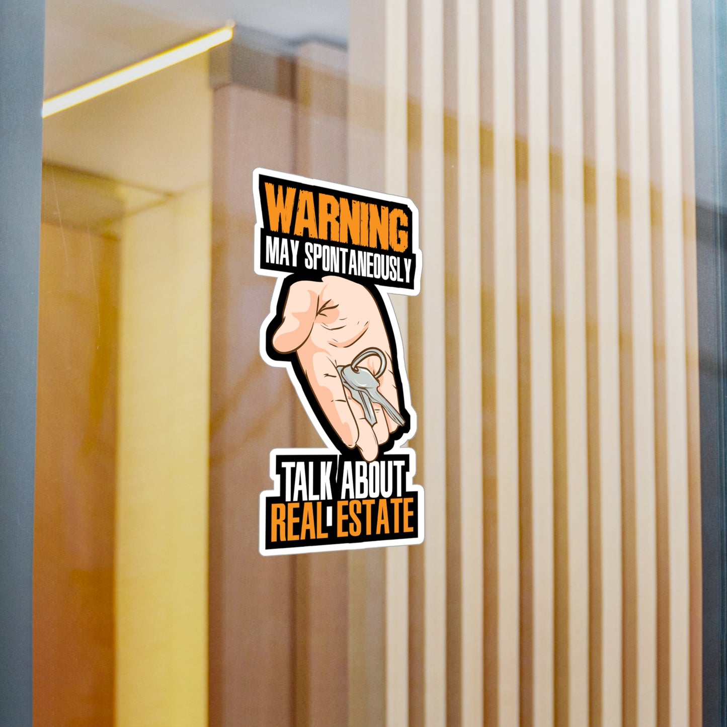 Talk About Real Estate Realtor | Realtor Sticker | Closure Decals | Real-estate Laptop Sticker | Realtor Gift | Closure Gift