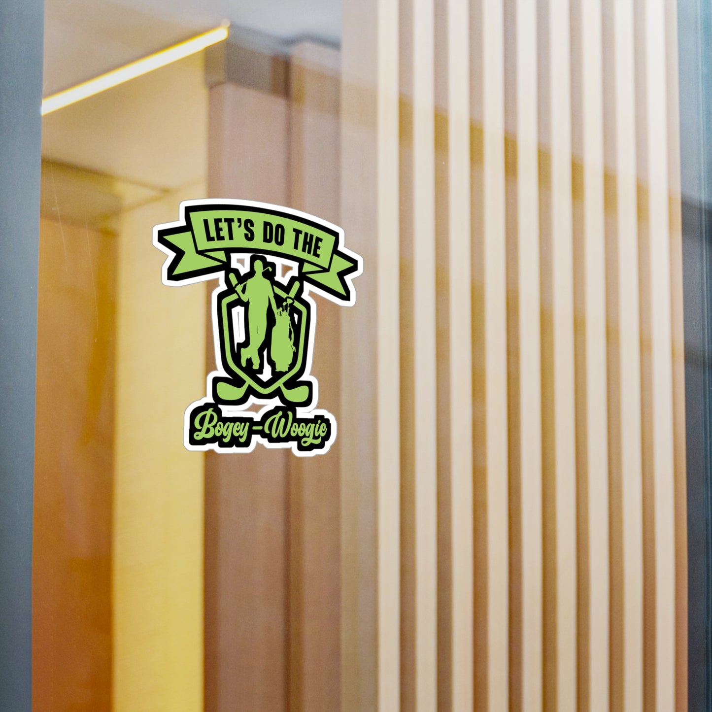 Bogey Woogie - Golf Sticker for Car Window Laptop Sticker. Water Bottle Sticker, Vinyl Golfing Decal, Golfer Sticker - Golf Gift