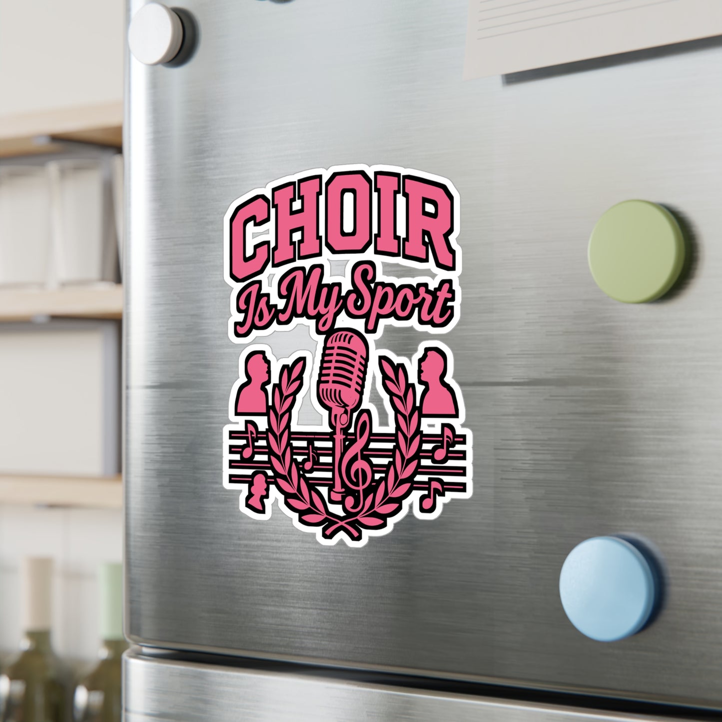 Choir Is My Sport – Vinyl Sticker for Car, Laptop, or Water Bottle | Singing Decal and Choir Gift Idea