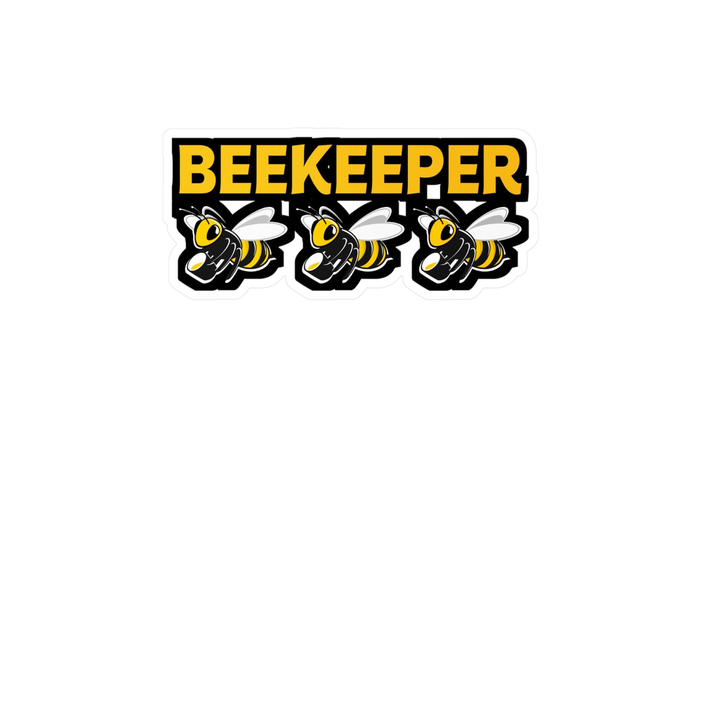 Beekeeper - Beekeeping Sticker for Car Window Laptop Sticker. Water Bottle Sticker, Vinyl Brood Decal, Farmer Sticker - Beekeeping Gift