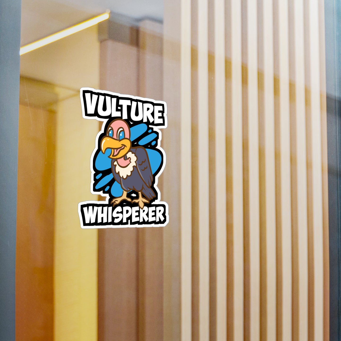 Vulture Whisperer - Vulture Sticker for Laptop Sticker. Water Bottle Sticker, Vinyl Scavenging Decal - Vulture Gift