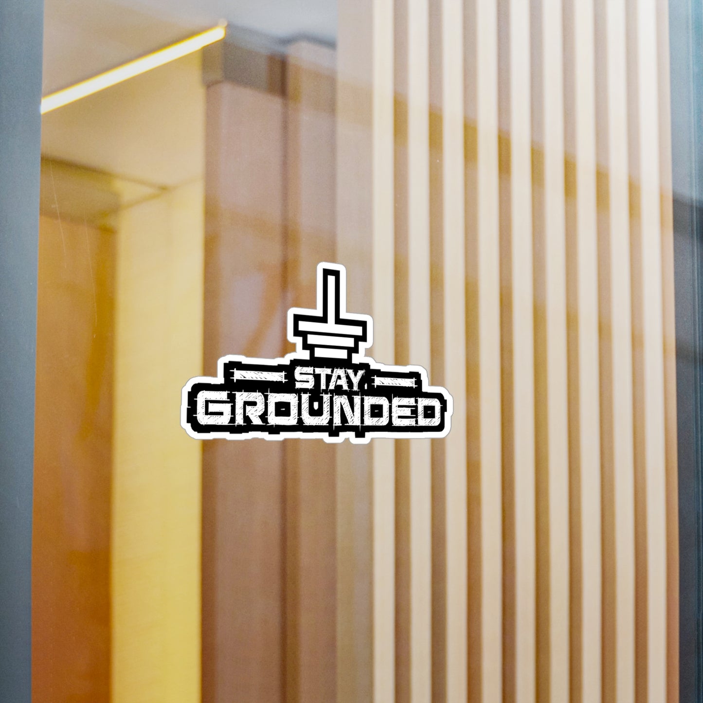 Stay Grounded - Electrician Sticker for Laptop Sticker. Water Bottle Sticker, Vinyl Wiring Decal - Electrician Gift