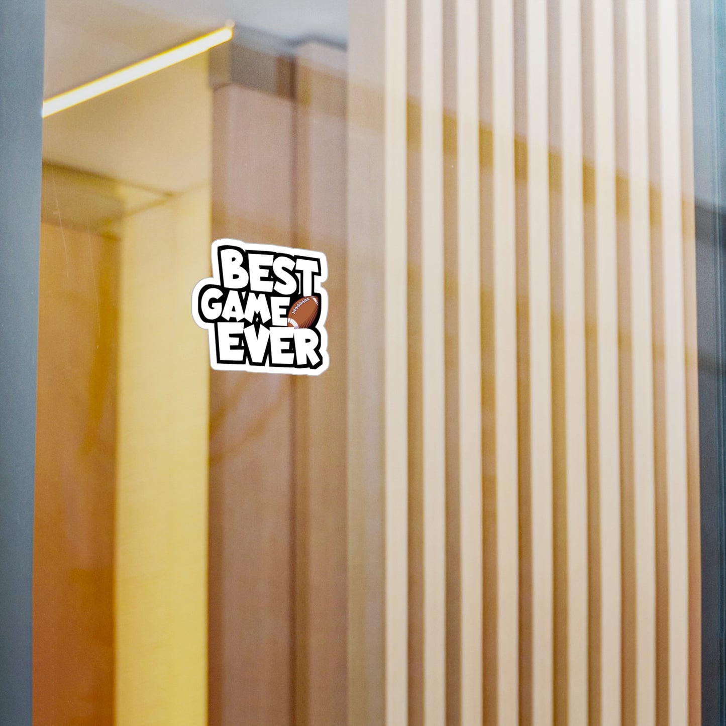 Best game ever - Rugby Sticker for Wall, Laptop, Window, Truck, Car Rugby Gift Vinyl Football Decal Sticker
