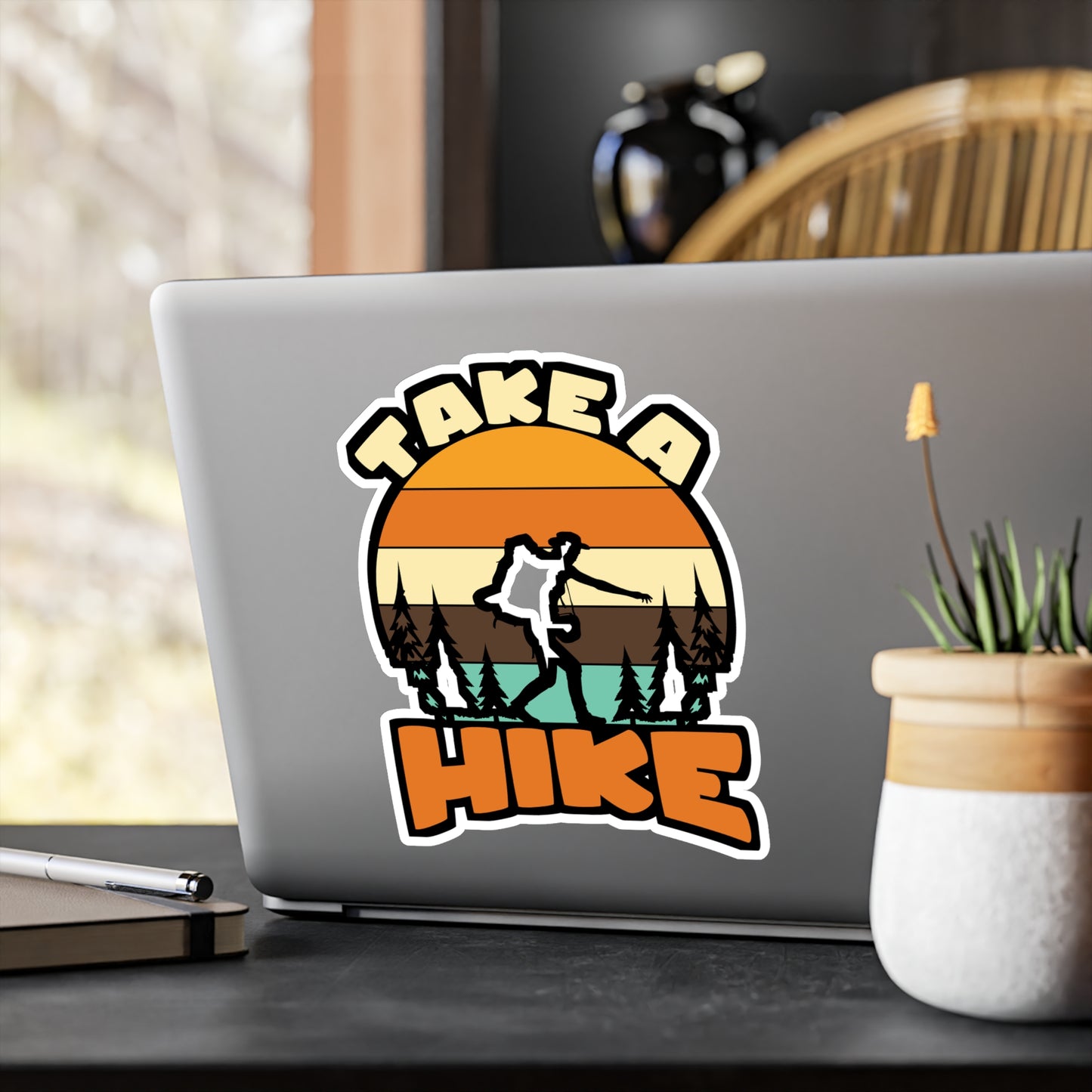 Take A Hike - Hiking Sticker for Laptop Sticker. Water Bottle Sticker, Vinyl Hiker quote Decal - Hiking Gift