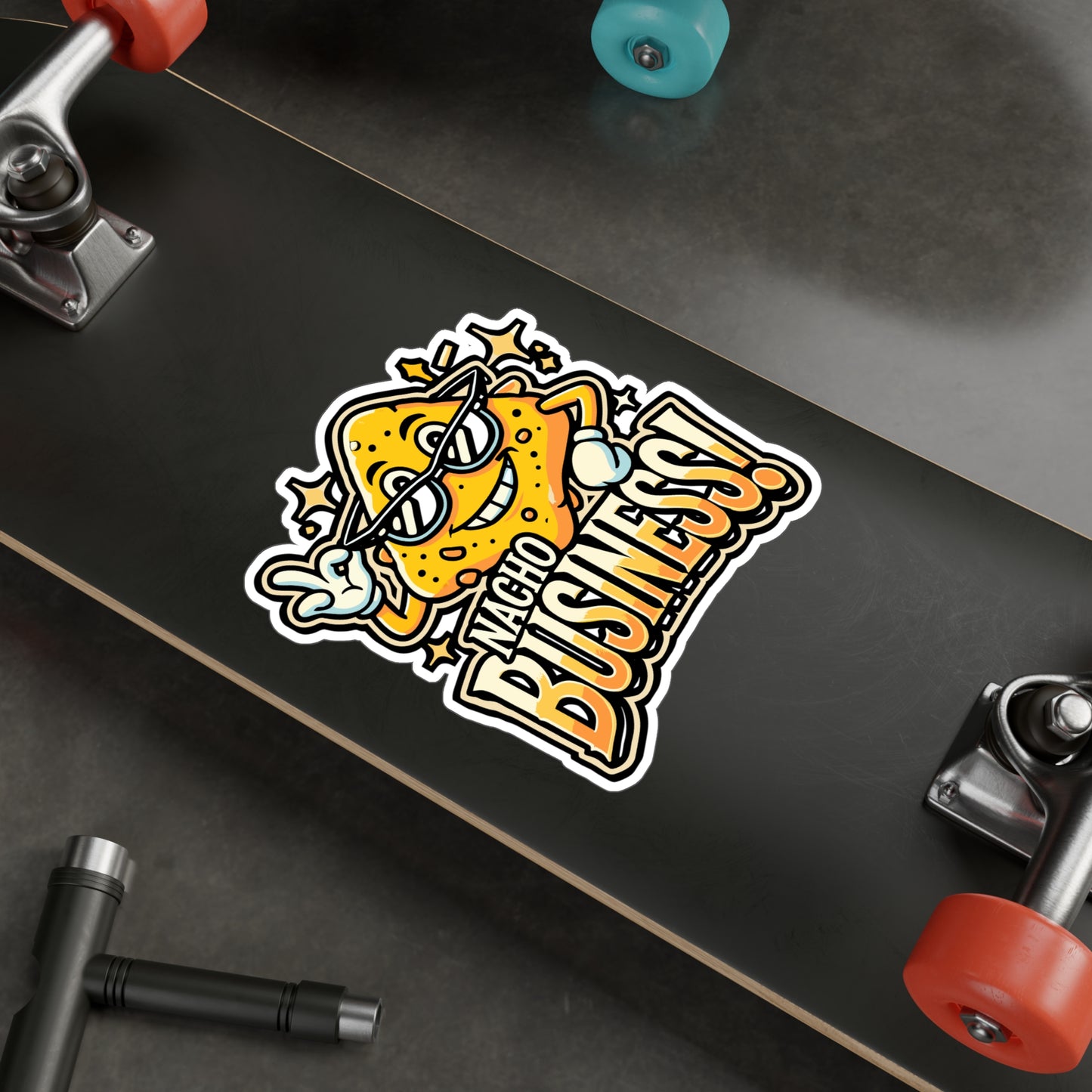 Nacho Business – Vinyl Nachos Sticker for Car, Laptop & Water Bottle | Mexican Foodie Gift Decal