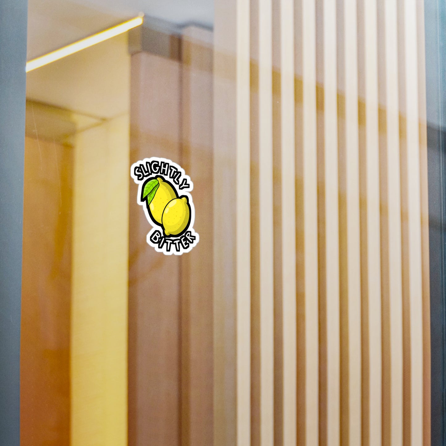 Slightly Bitter | Lemonade Sticker | Lemon Decals | Squeazy Laptop Sticker | Lemonade Gift | Lemon Gift