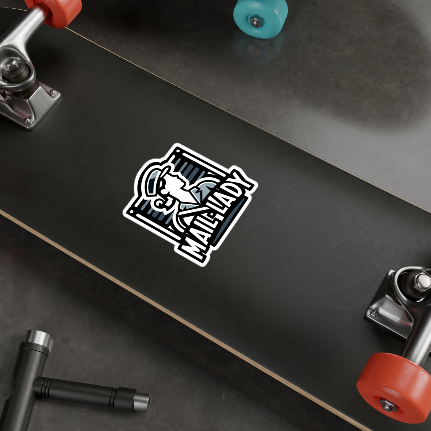 Mail Lady - Postal worker Sticker for Laptop Sticker. Water Bottle Sticker, Vinyl Funny postal worker Decal - Postal worker Gift