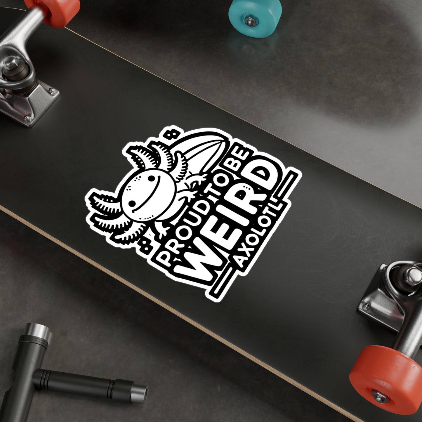 Proud To Be Weird Axolotl - Axolotl Sticker for Laptop Sticker. Water Bottle Sticker, Vinyl Salamander Decal - Axolotl Gift