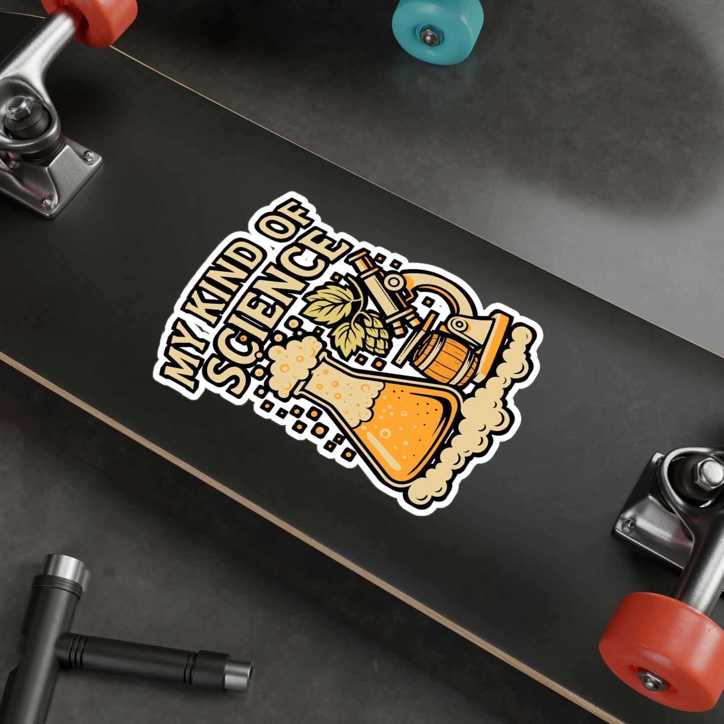 My Kind Of Science – Beer Sticker for Car, Laptop & Water Bottle | Vinyl Craft Beer Decal | Liquor Gift for Beer Lovers