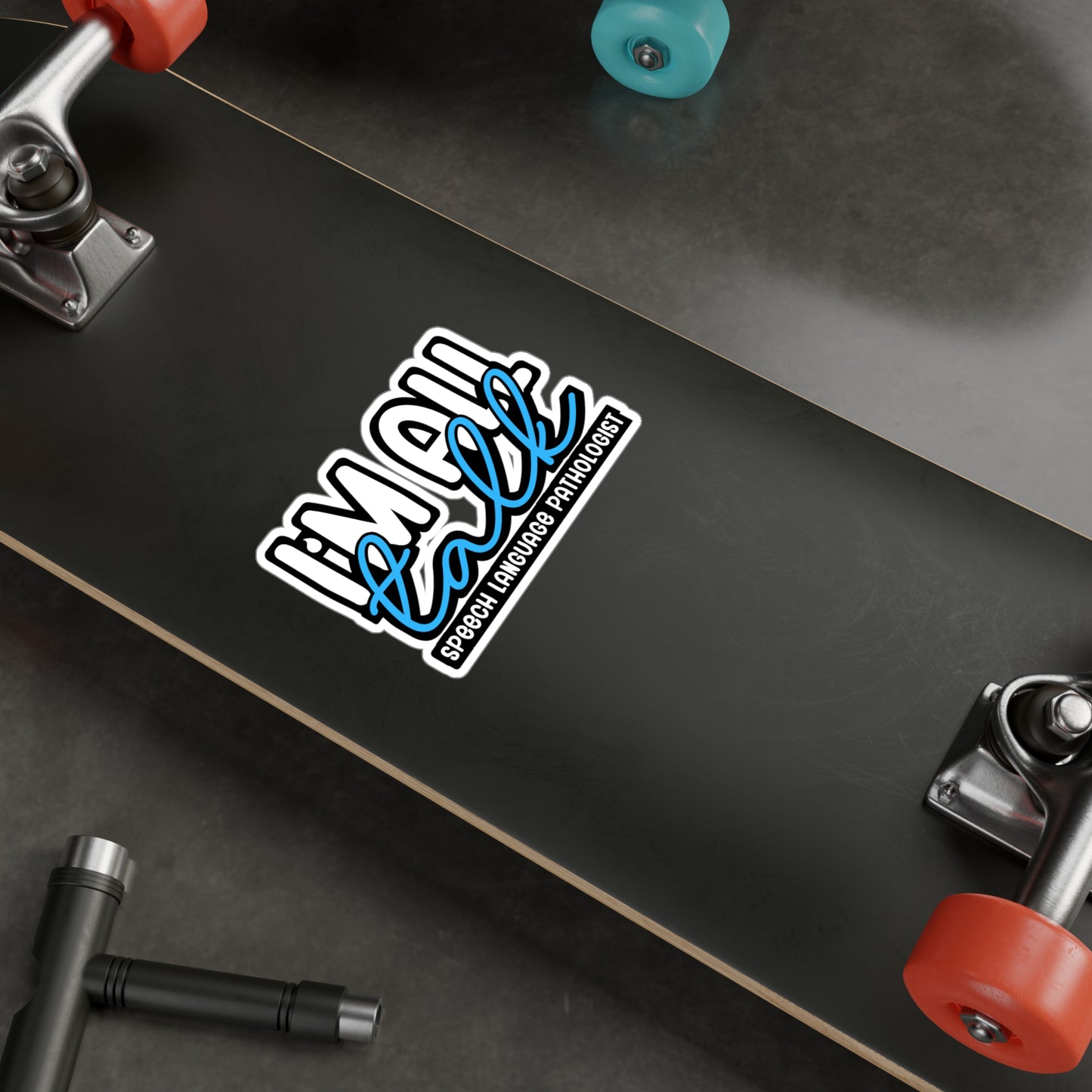 I'm All Talk | Speech-pathology Sticker | Phoneme Decals | Speech-therapist Laptop Sticker | Speech-pathology Gift | Phoneme Gift