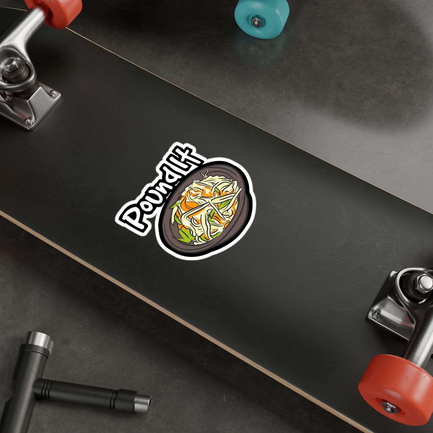 Pound It - Thai Sticker for Car Window Laptop Sticker. Water Bottle Sticker, Vinyl Food Decal, Salad Sticker - Thai Gift