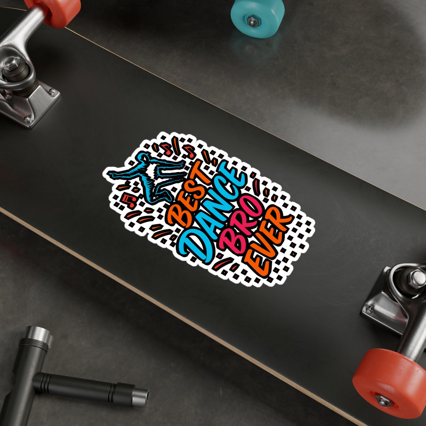Best Dance Bro Ever – Vinyl Sticker for Laptop or Water Bottle | Performing Arts & Dancer Gift