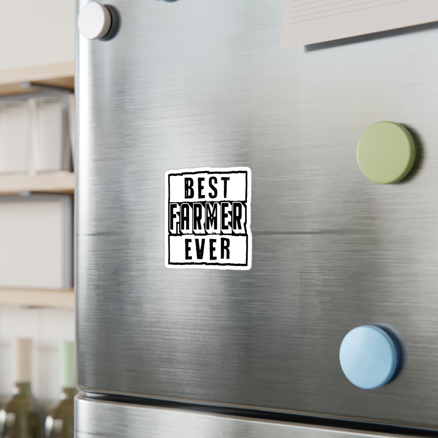 Best Farmer Ever - Farmer Sticker for Car Window Laptop Sticker. Water Bottle Sticker, Vinyl Farm Decal, Farming Sticker - Farmer Gift