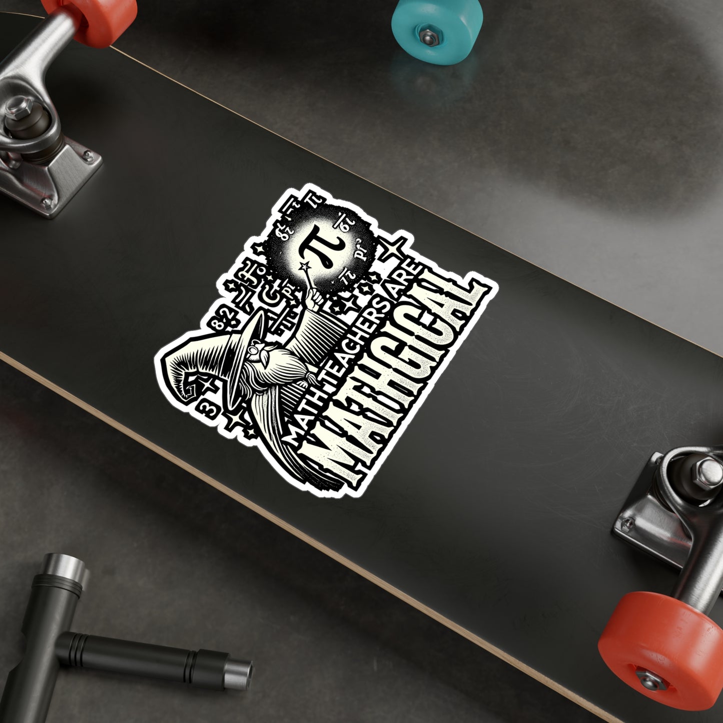 Math Teachers Are Mathgical – Vinyl Sticker for Laptop & Water Bottle | Funny Math Teacher Gift, Classroom Decor Decal