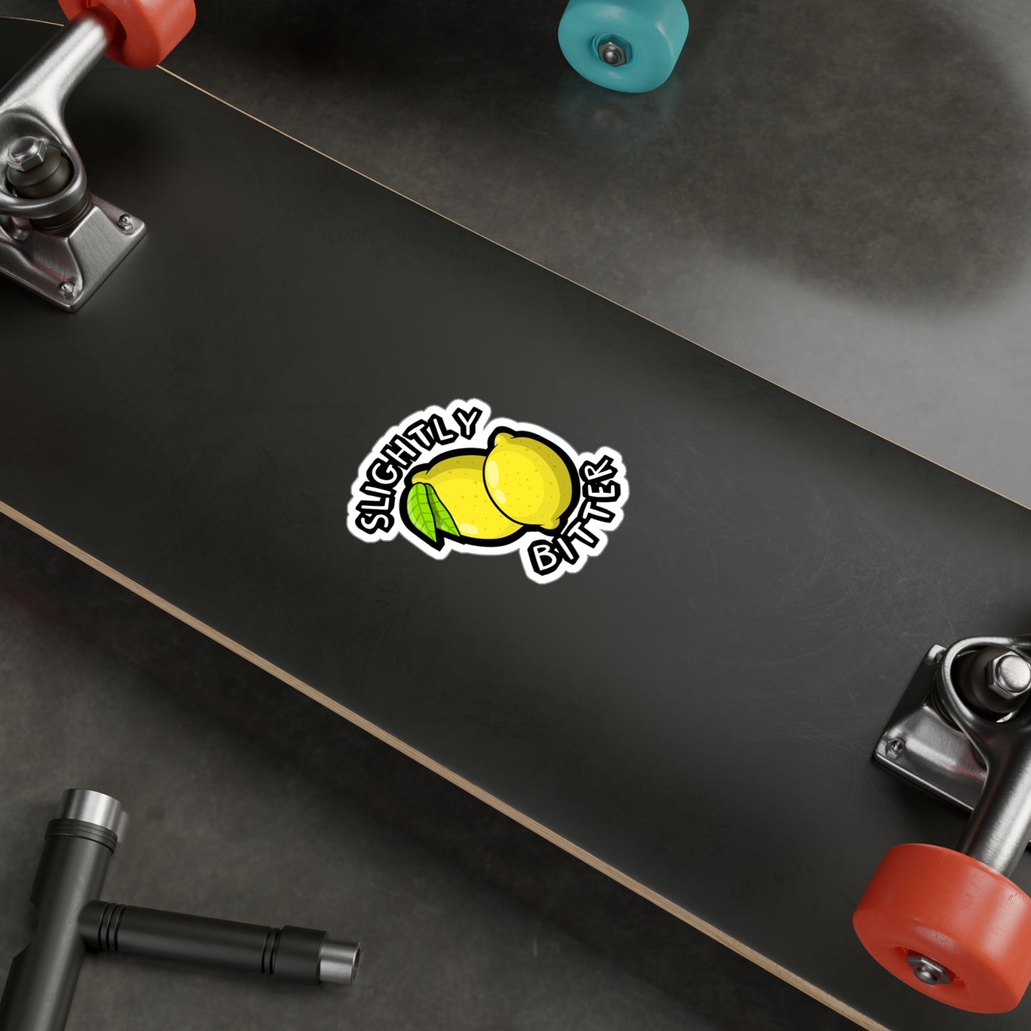 Slightly Bitter | Lemonade Sticker | Lemon Decals | Squeazy Laptop Sticker | Lemonade Gift | Lemon Gift