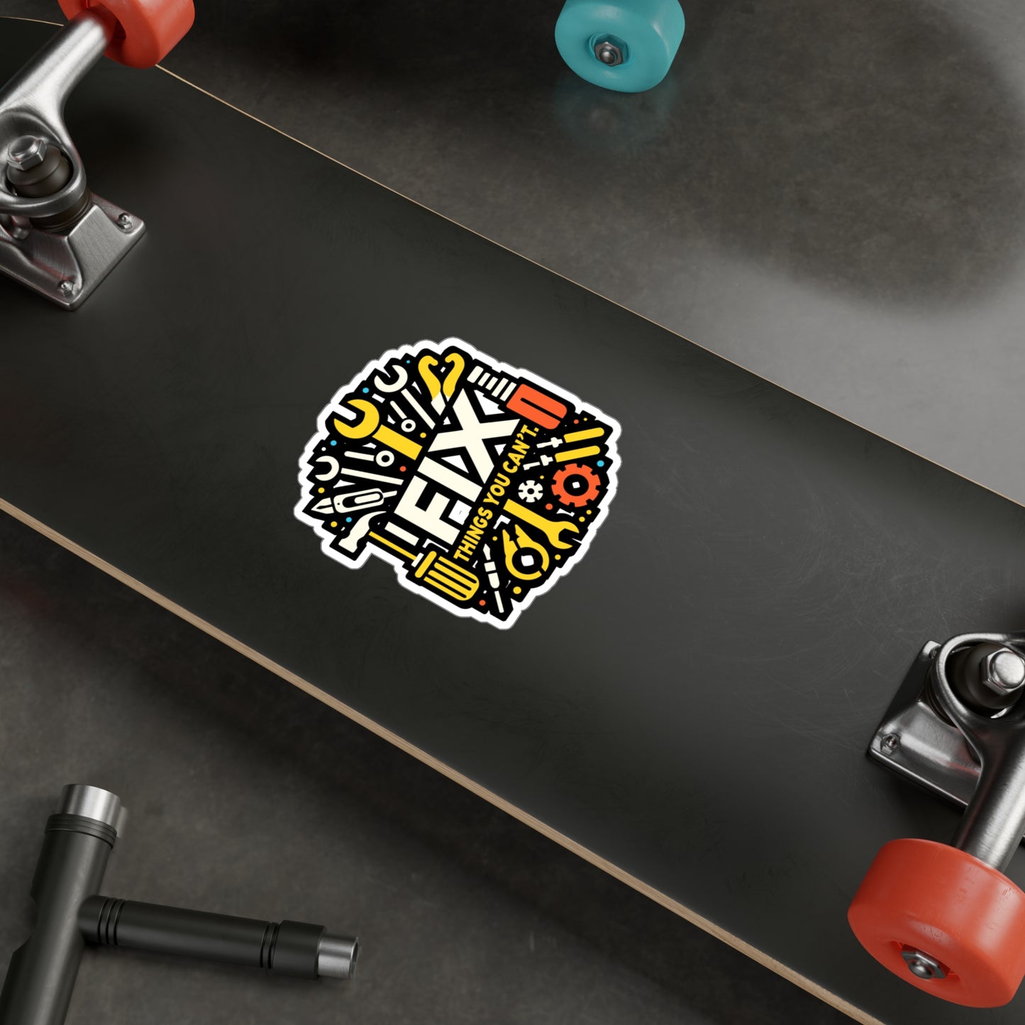 I fix things you can't - Auto-mechanic Sticker for Laptop Sticker. Water Bottle Sticker, Vinyl Mechanic Decal - Auto-mechanic Gift