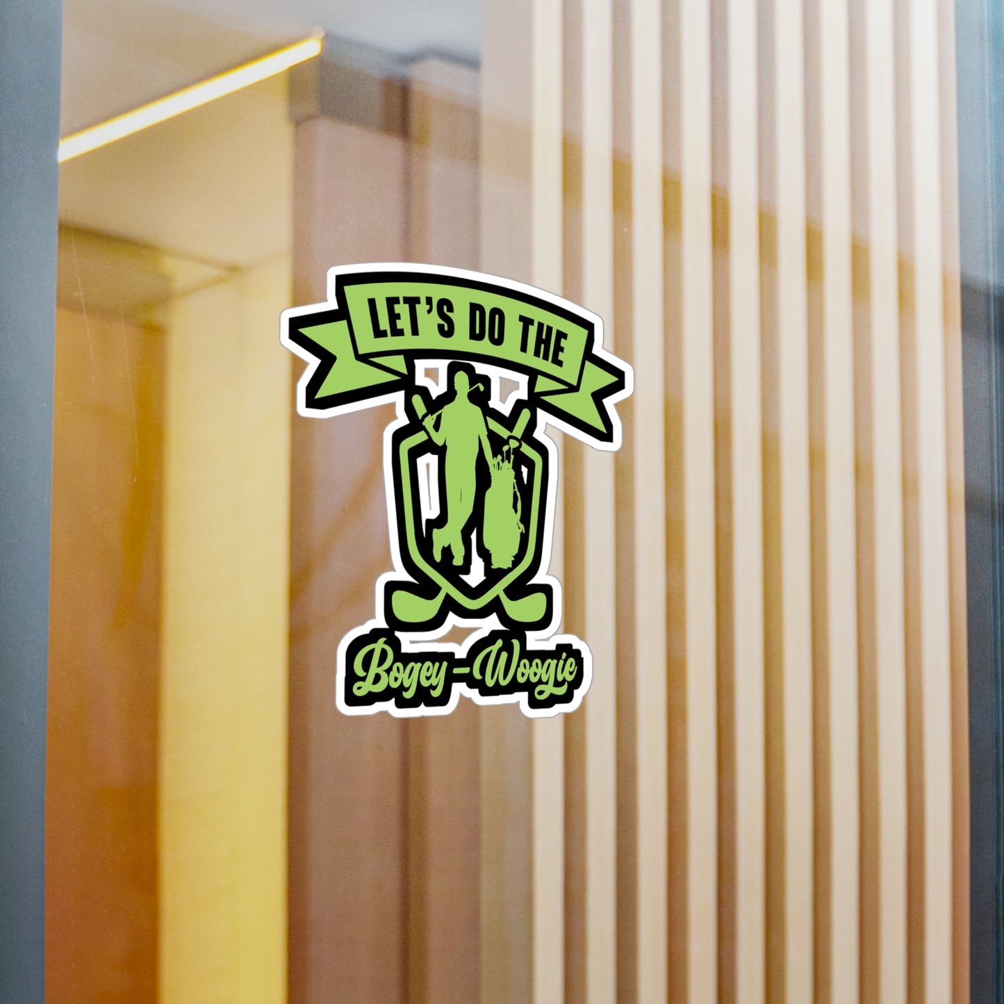 Bogey Woogie - Golf Sticker for Car Window Laptop Sticker. Water Bottle Sticker, Vinyl Golfing Decal, Golfer Sticker - Golf Gift