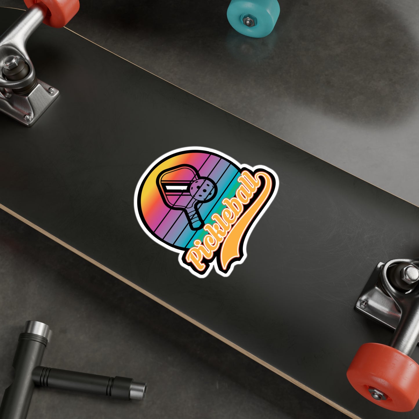 Pickleball - Sticker for Car Window Laptop Sticker. Water Bottle Sticker, Vinyl Decal, Sticker - Gift