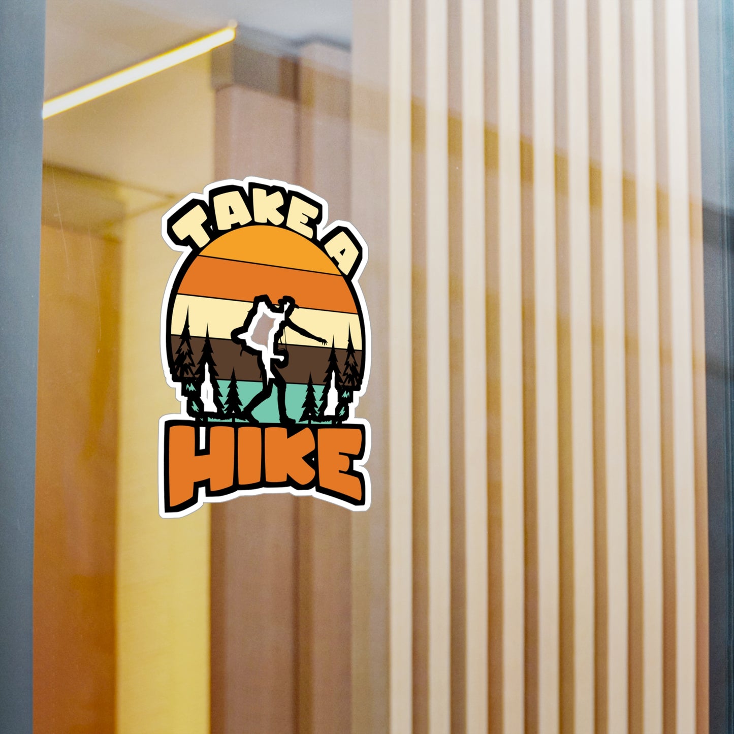 Take A Hike - Hiking Sticker for Laptop Sticker. Water Bottle Sticker, Vinyl Hiker quote Decal - Hiking Gift