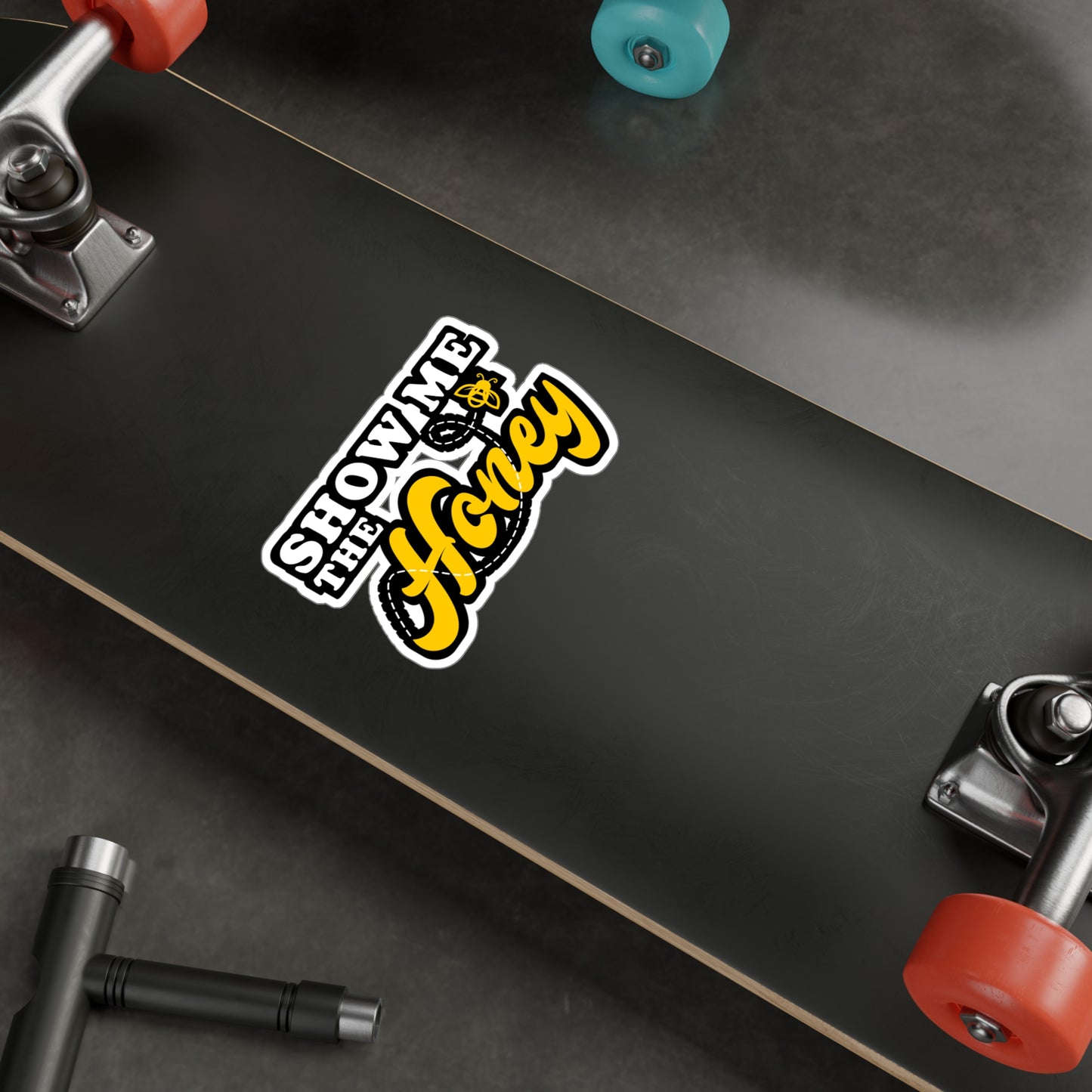 Show Me The Honey | Honeybee Sticker | Queen Decals | Crown Laptop Sticker | Honeybee Gift | Queen Gift