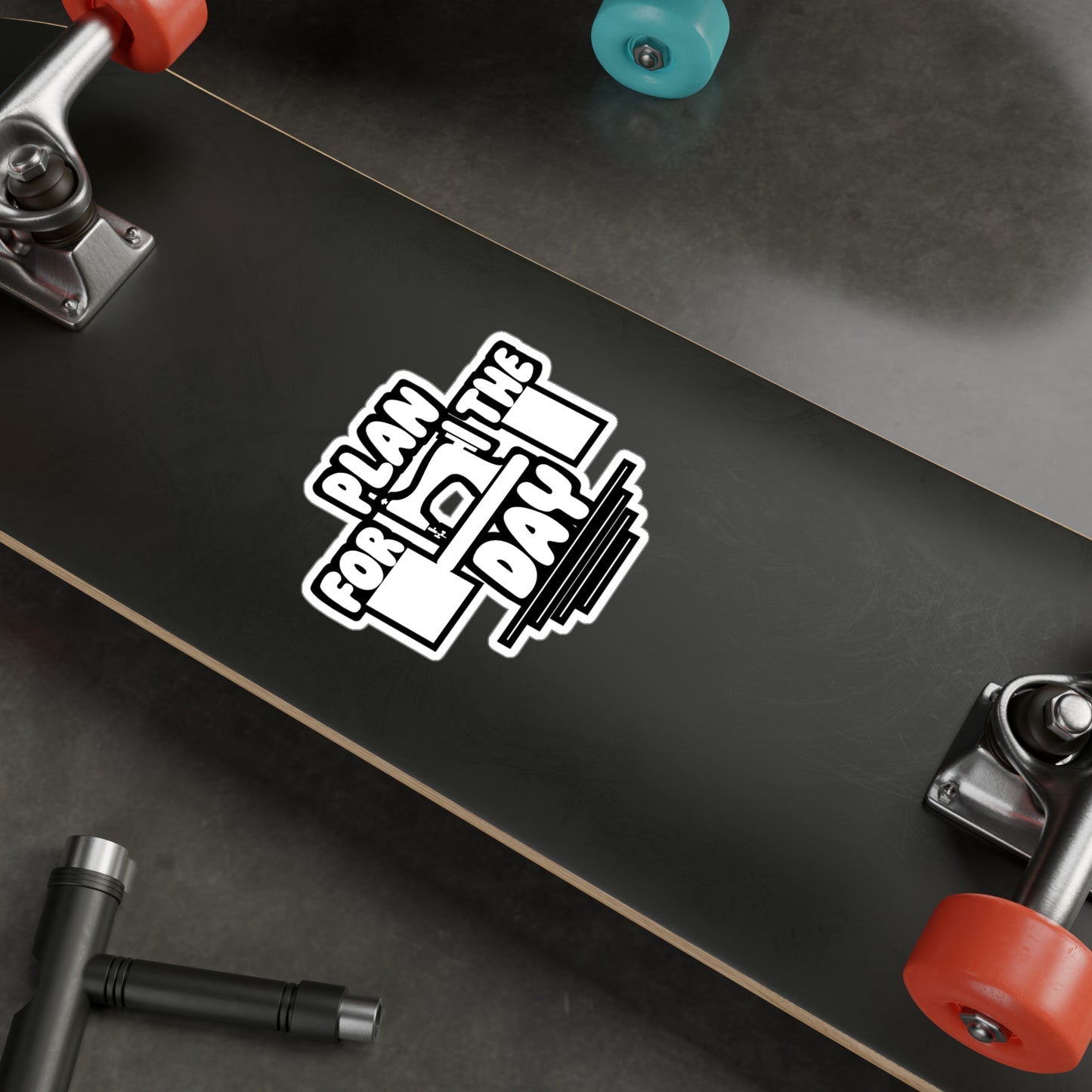 Plan for the Day - Sewing Sticker for Wall, Laptop, Window, Truck, Car Sewing Gift Vinyl Sew Decal Sticker