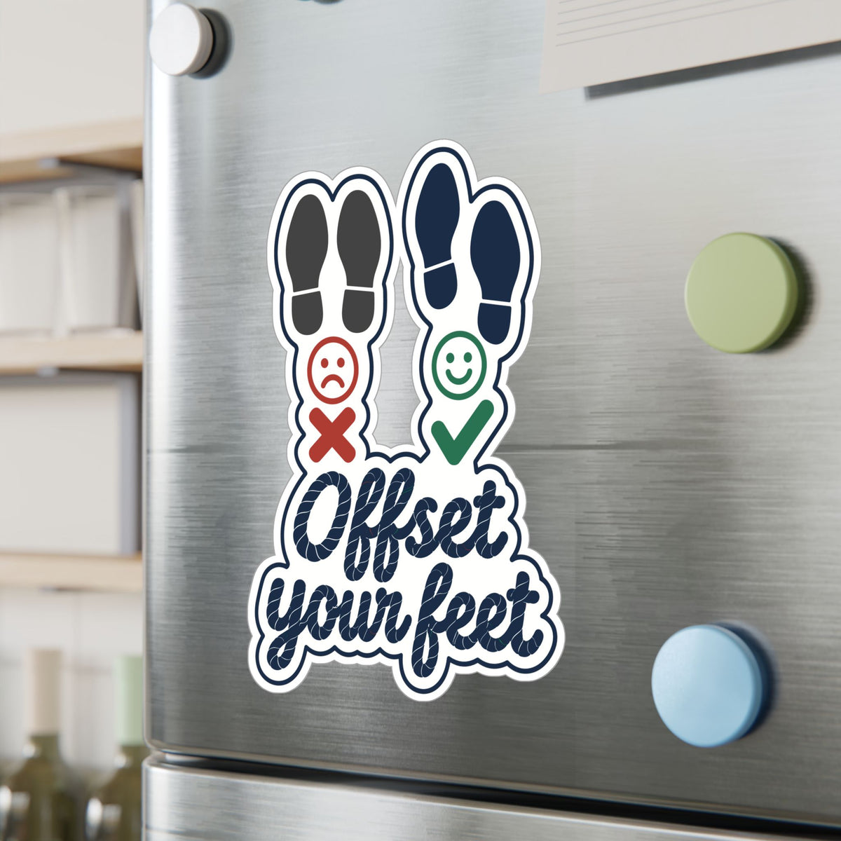 Line Dance Sticker – Offset Your Feet Design for Country-Life Fans, Western Dancer Decals for Laptop or Water Bottle