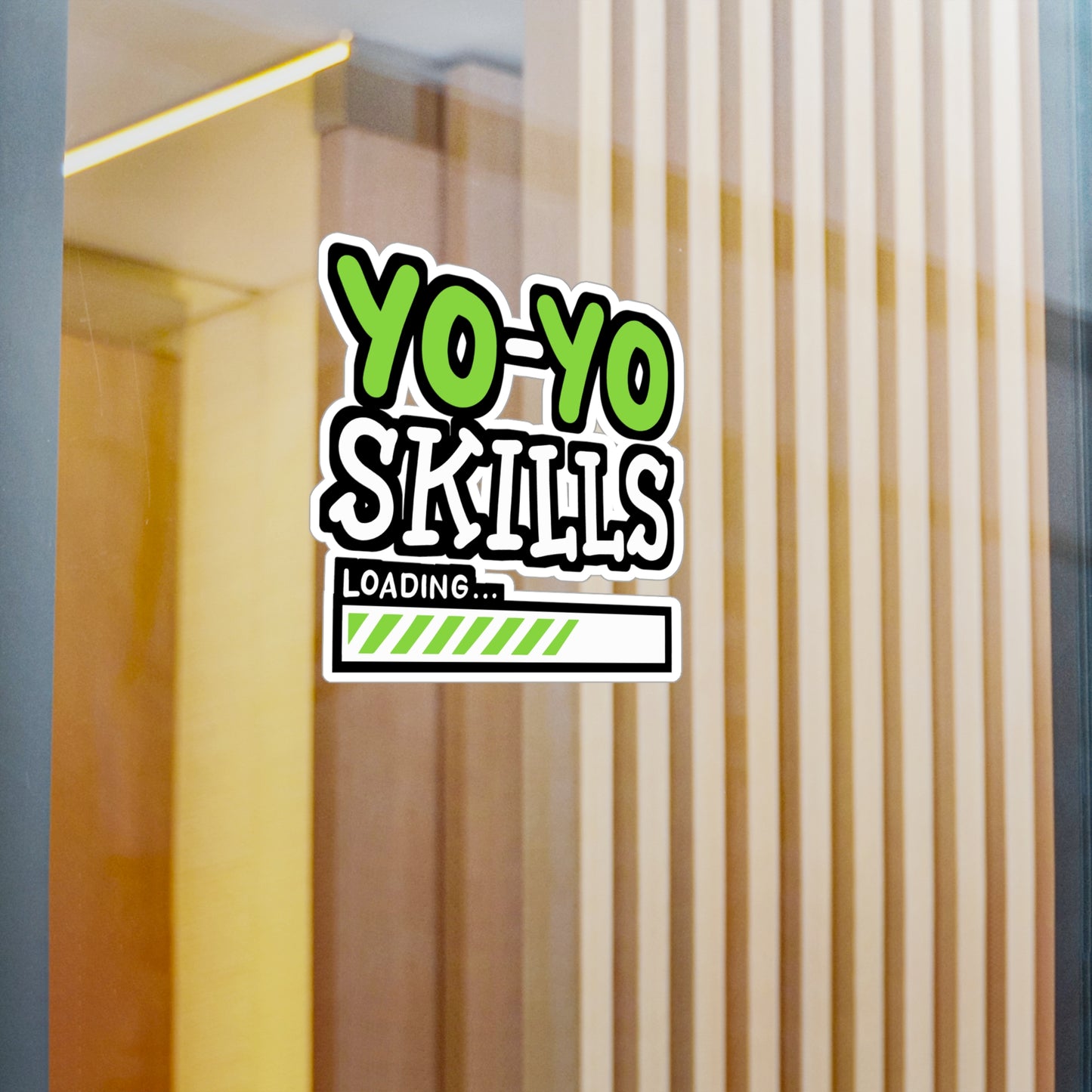 YoYo Skills Loading - Yoyo Sticker for Car Window Laptop Sticker. Water Bottle Sticker, Vinyl Game Decal, 90s Sticker - Yoyo Gift