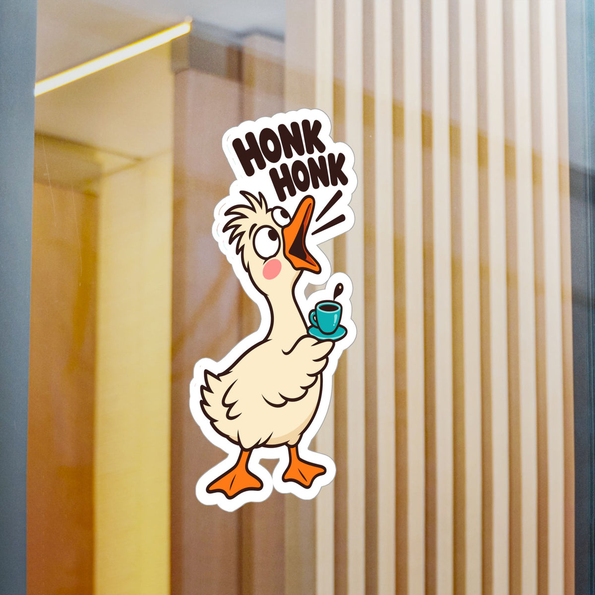 Espresso Sticker with HONK HONK Design – Playful Decals for Your Coffee Grinder or Digital Scale