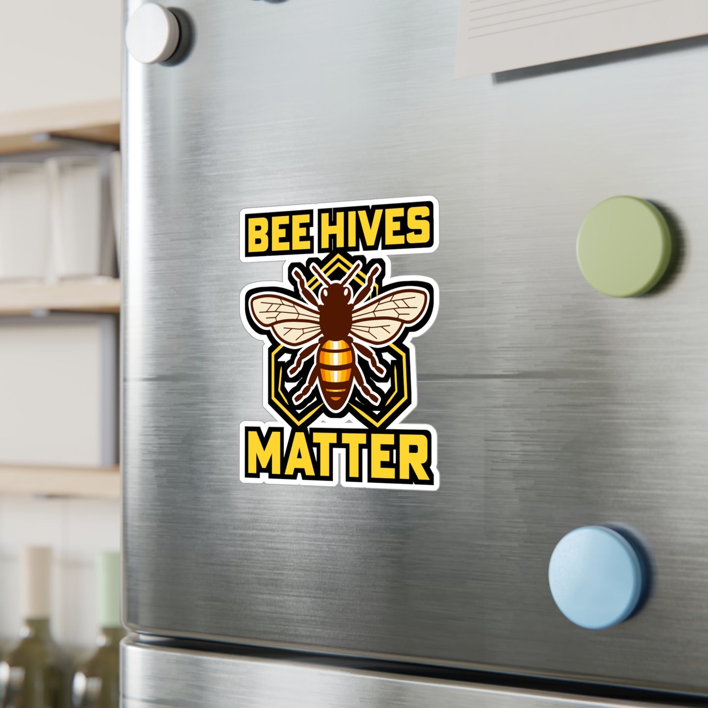 Bee hives matter - Beekeeping Sticker for Laptop Sticker. Water Bottle Sticker, Vinyl Brood Decal - Beekeeping Gift