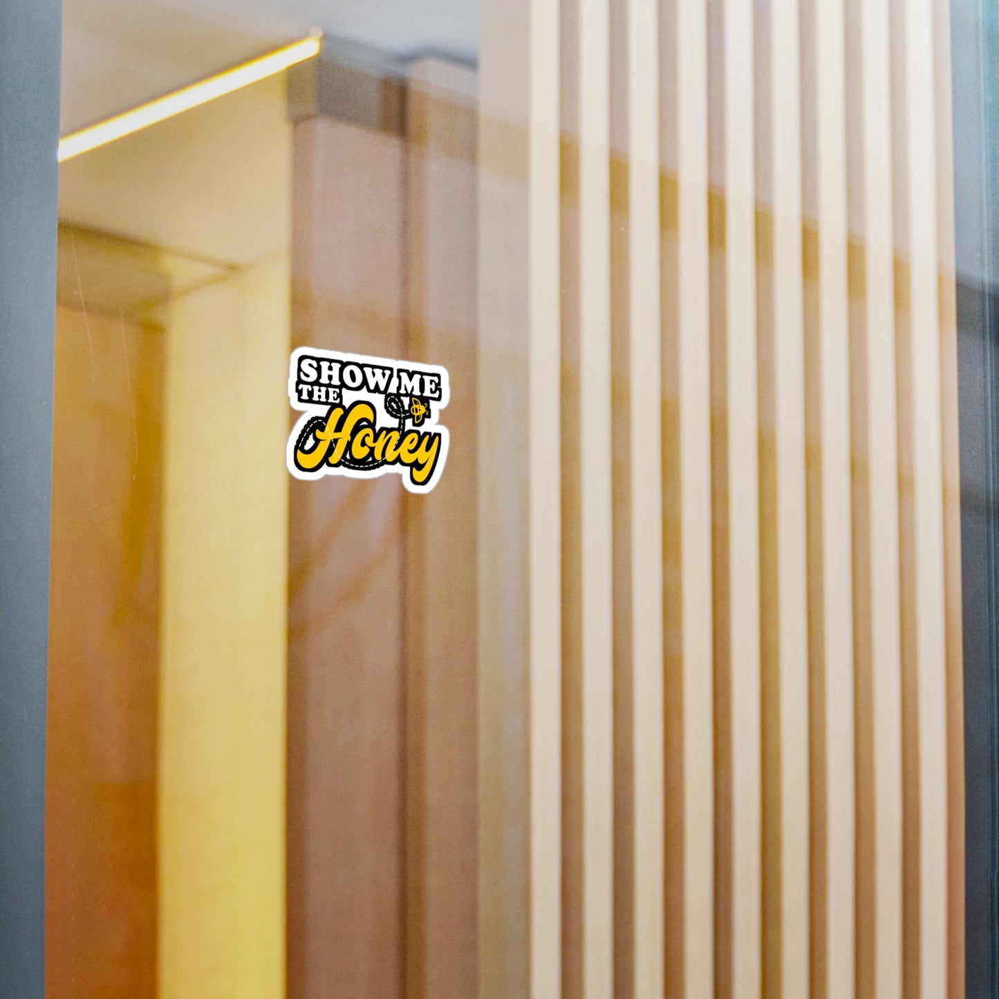 Show Me The Honey | Honeybee Sticker | Queen Decals | Crown Laptop Sticker | Honeybee Gift | Queen Gift