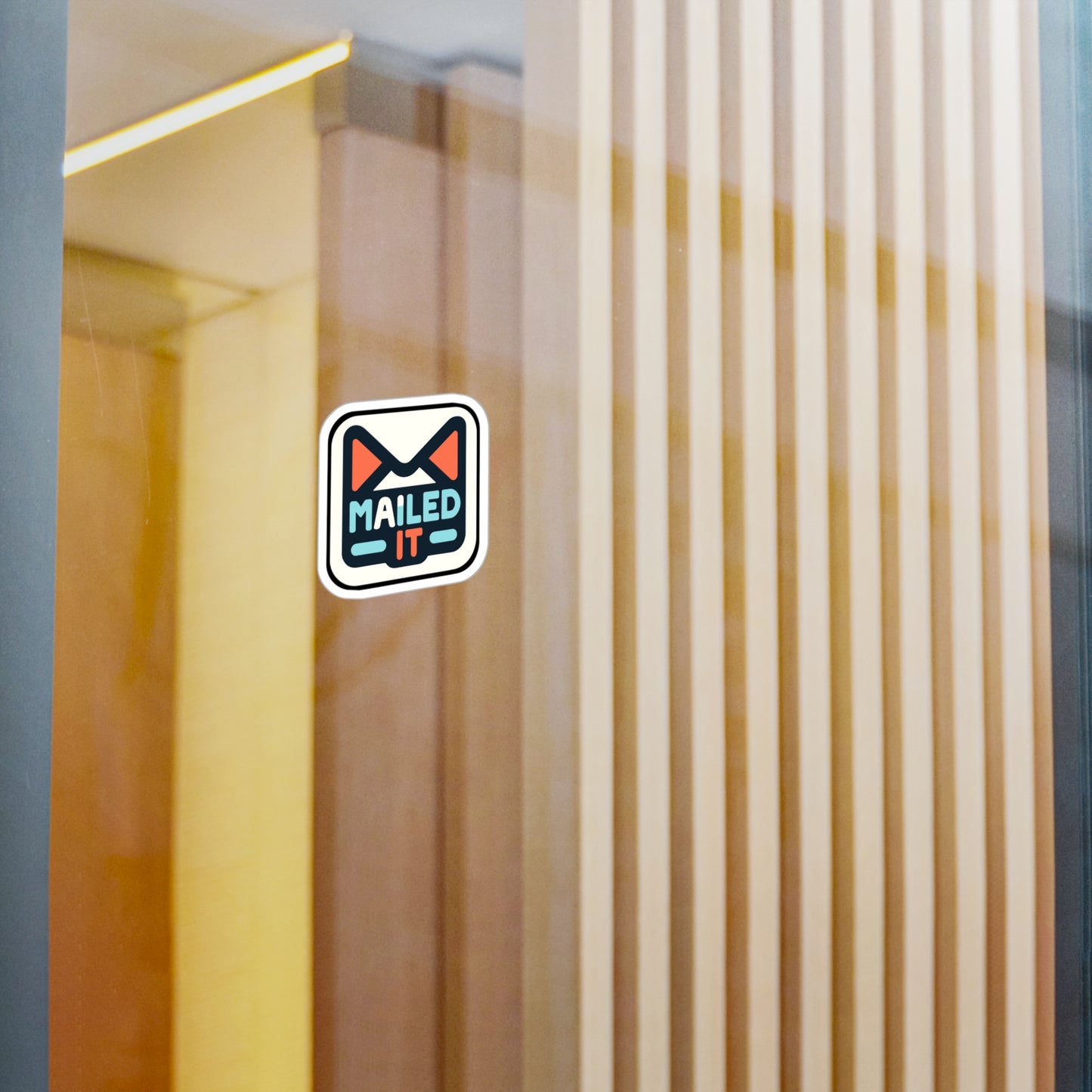 Mailed It - Postal worker Sticker for Laptop Sticker. Water Bottle Sticker, Vinyl Funny postal worker Decal - Postal worker Gift