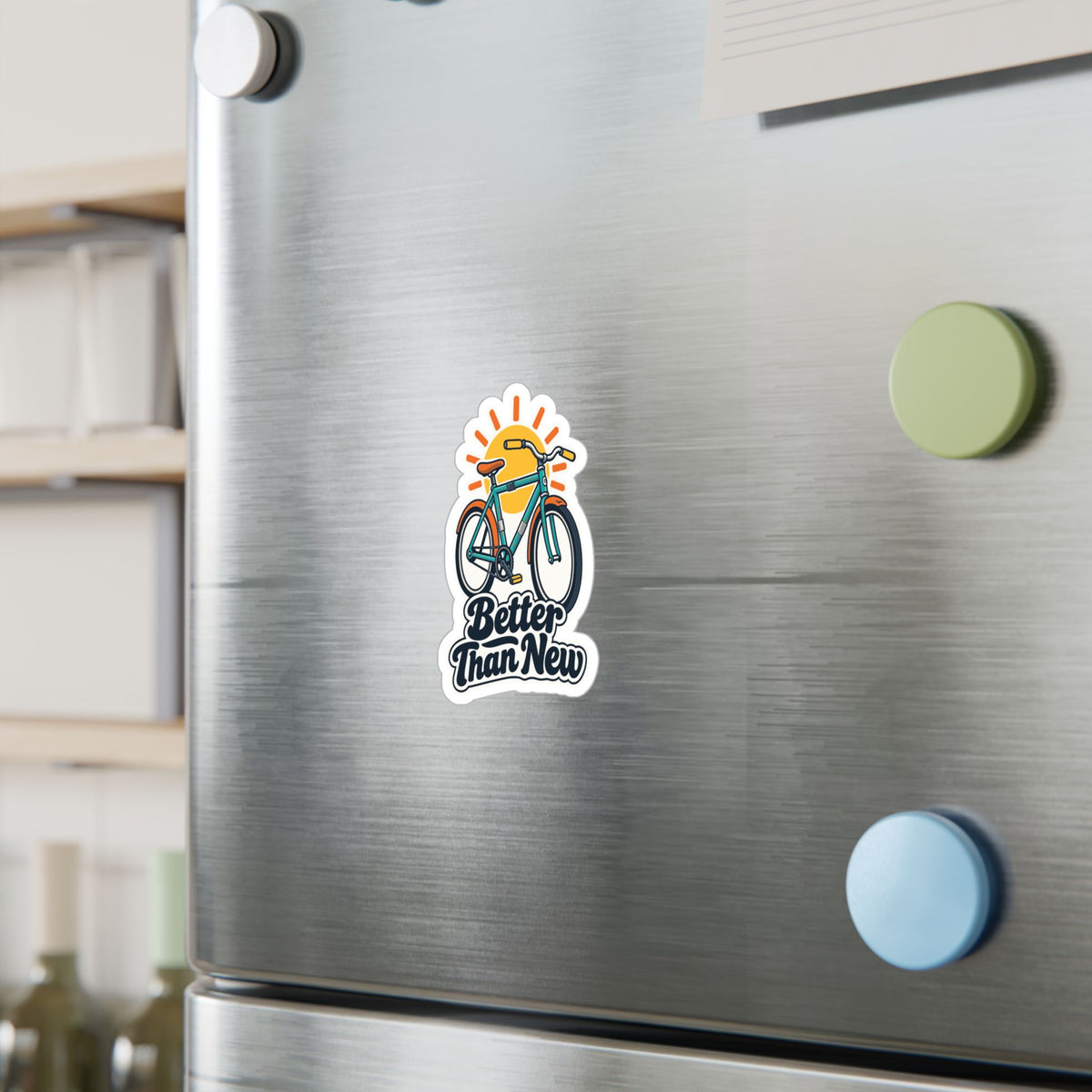 Upcycling Sticker Better Than New – Recycling Art Decals Inspired by Sustainability for Laptop and Water Bottle