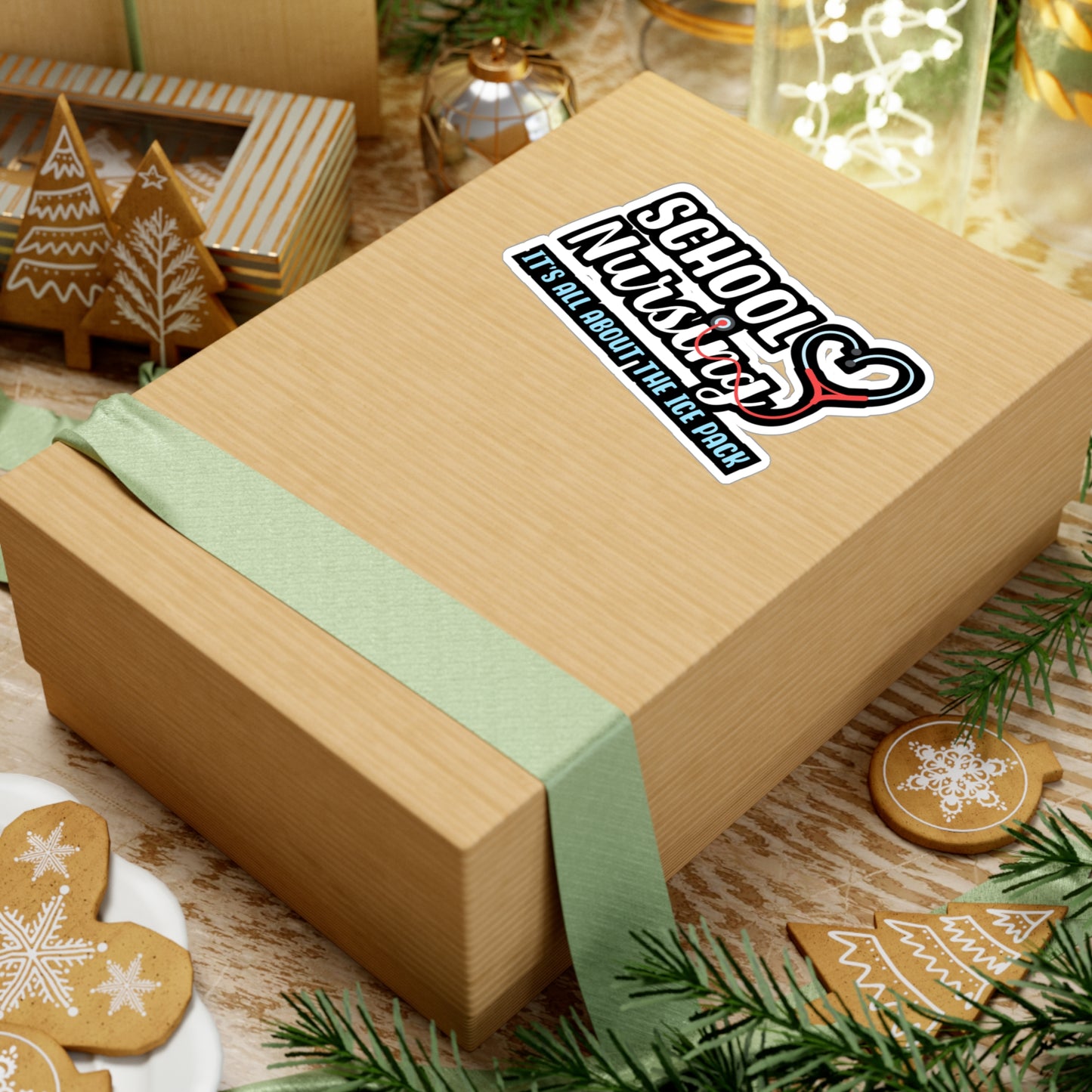 School Nursing It's All About the Ice Pack | School-nurse Sticker | Nursery Decals | School-nurse Gift