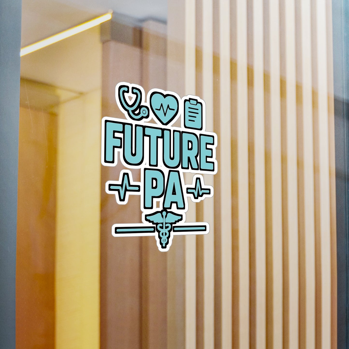 Physician Assistant Sticker – "Future PA" Decals for Practitioners, GP, Waterproof Vinyl for Laptop, Water Bottle