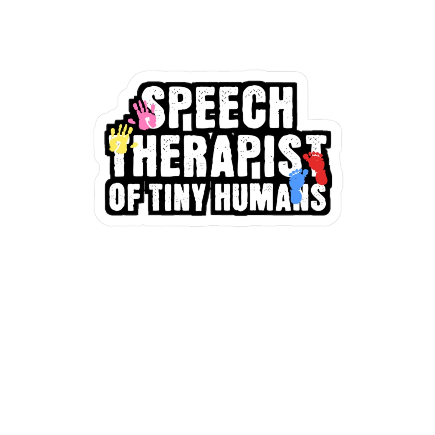 Speech Therapist of Tiny Humans | Speech-pathology Sticker | Phoneme Decals | Speech-pathology Gift