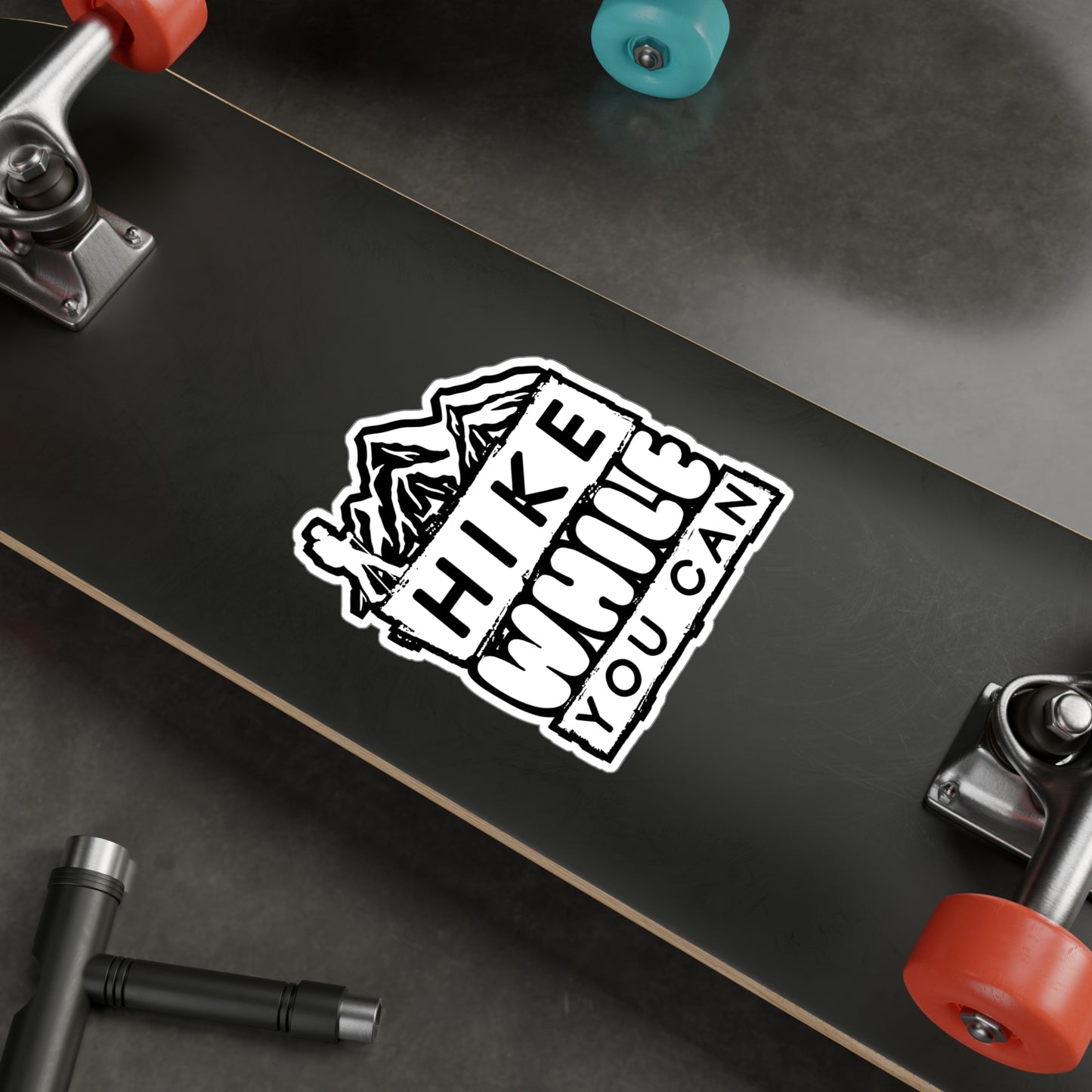 Hike While You Can - Hiking Sticker for Laptop Sticker. Water Bottle Sticker, Vinyl Hiker quote Decal - Hiking Gift