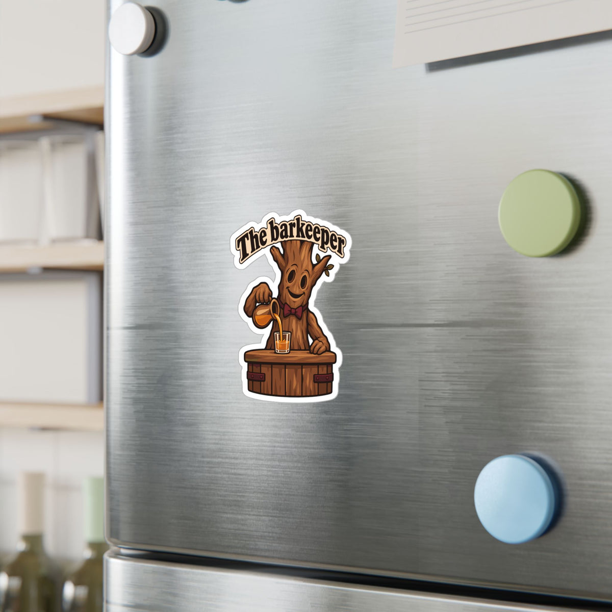 Tree Sticker The Barkeeper – Funny Branch Manager Design for a Tree Worker, Laptop and Water Bottle Decals