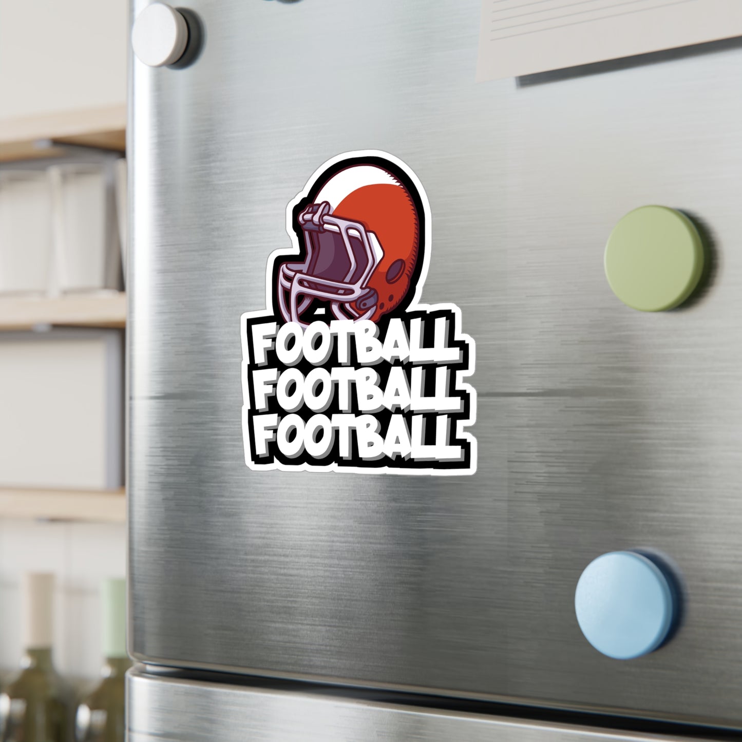 Football Football Football - Rugby Sticker for Wall, Laptop, Window, Truck, Car Rugby Gift Vinyl Football Decal Sticker