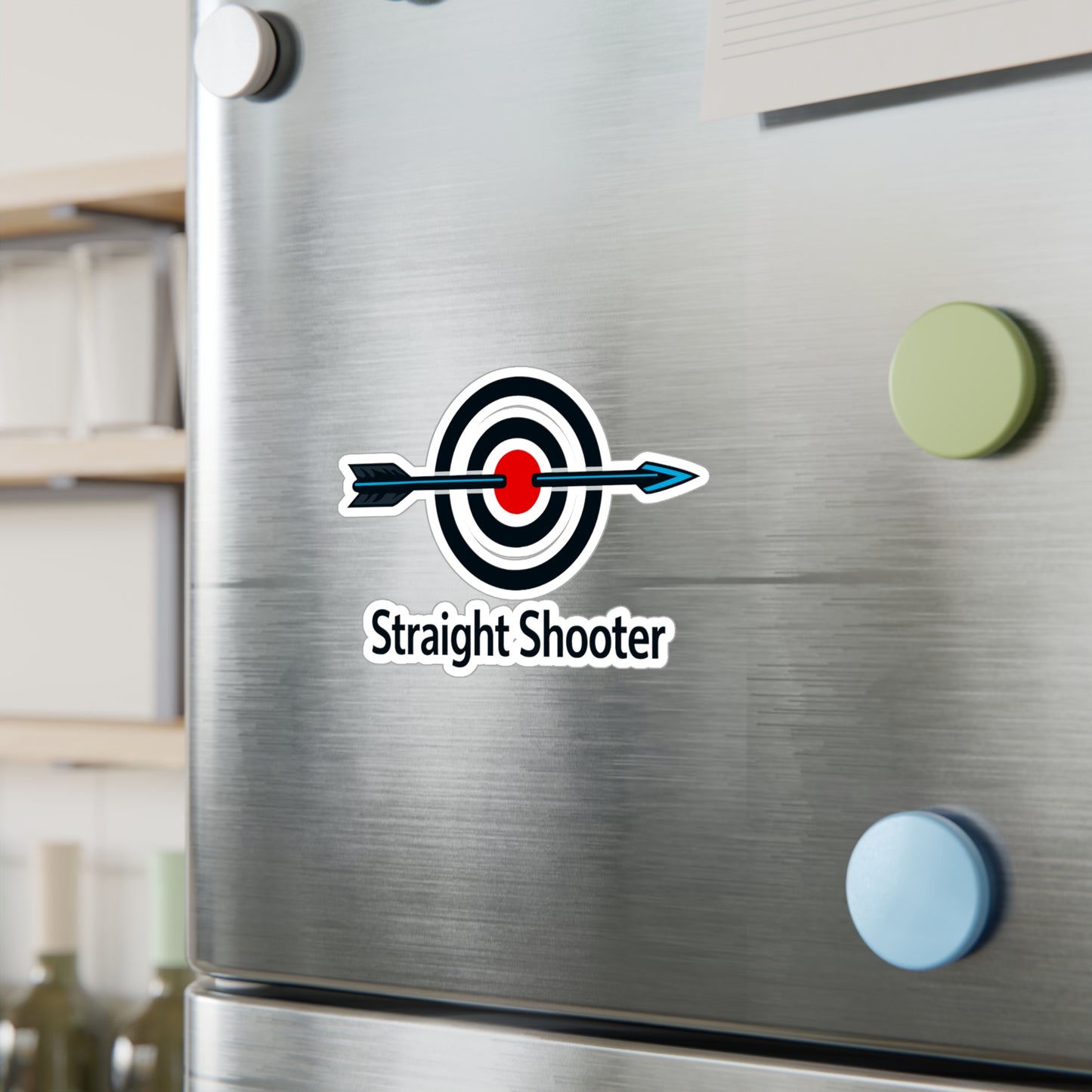 Archery Sticker Straight Shooter Archer Hunting Shoot Design Waterproof Vinyl decals for Laptop Water Bottle