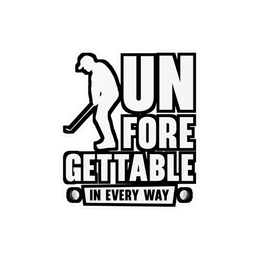 Golf Player Unforegettable - Golf Sticker for Laptop Sticker. Water Bottle Sticker, Vinyl Golfing Decal - Golf Gift