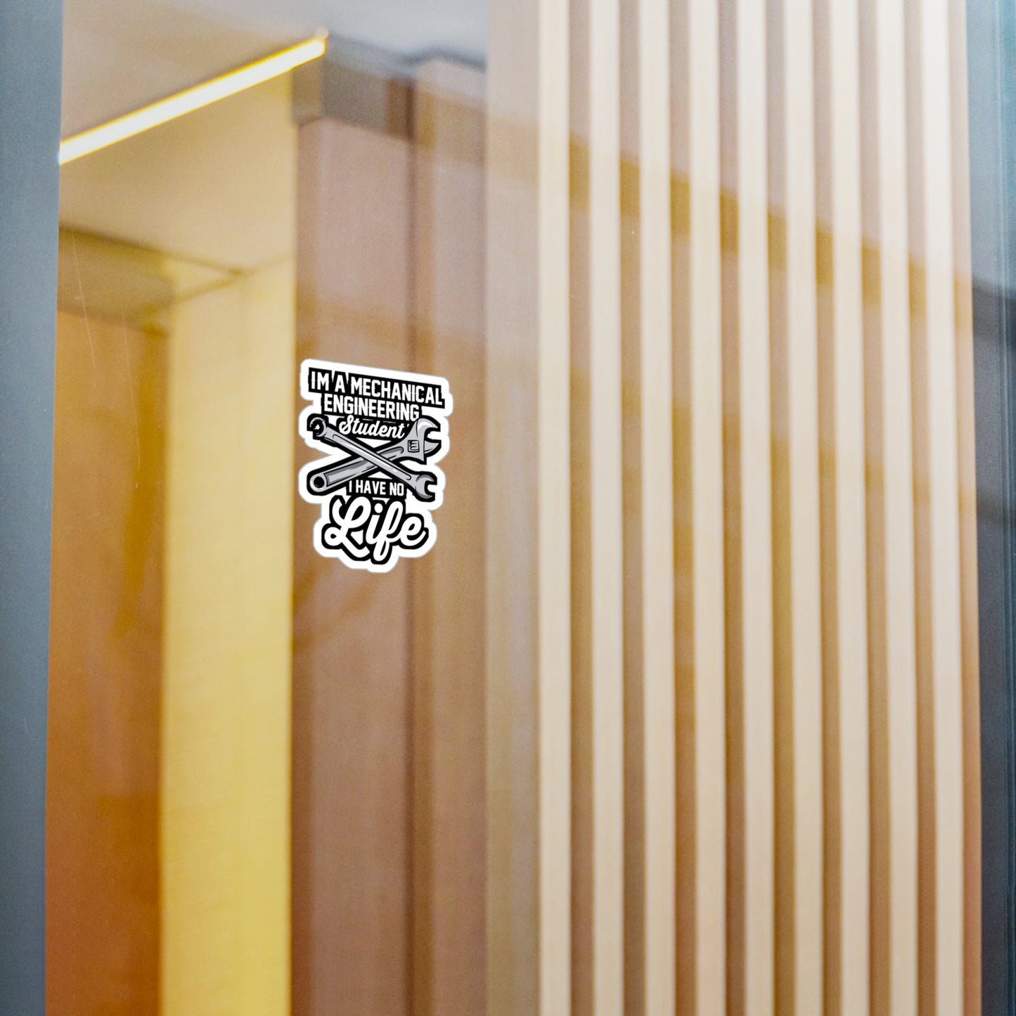 Mechanical Engineering Student - Mechanical-engineer Sticker for Laptop Sticker. Water Bottle Sticker, Vinyl Gaming Decal - Mechanical-engineer Gift