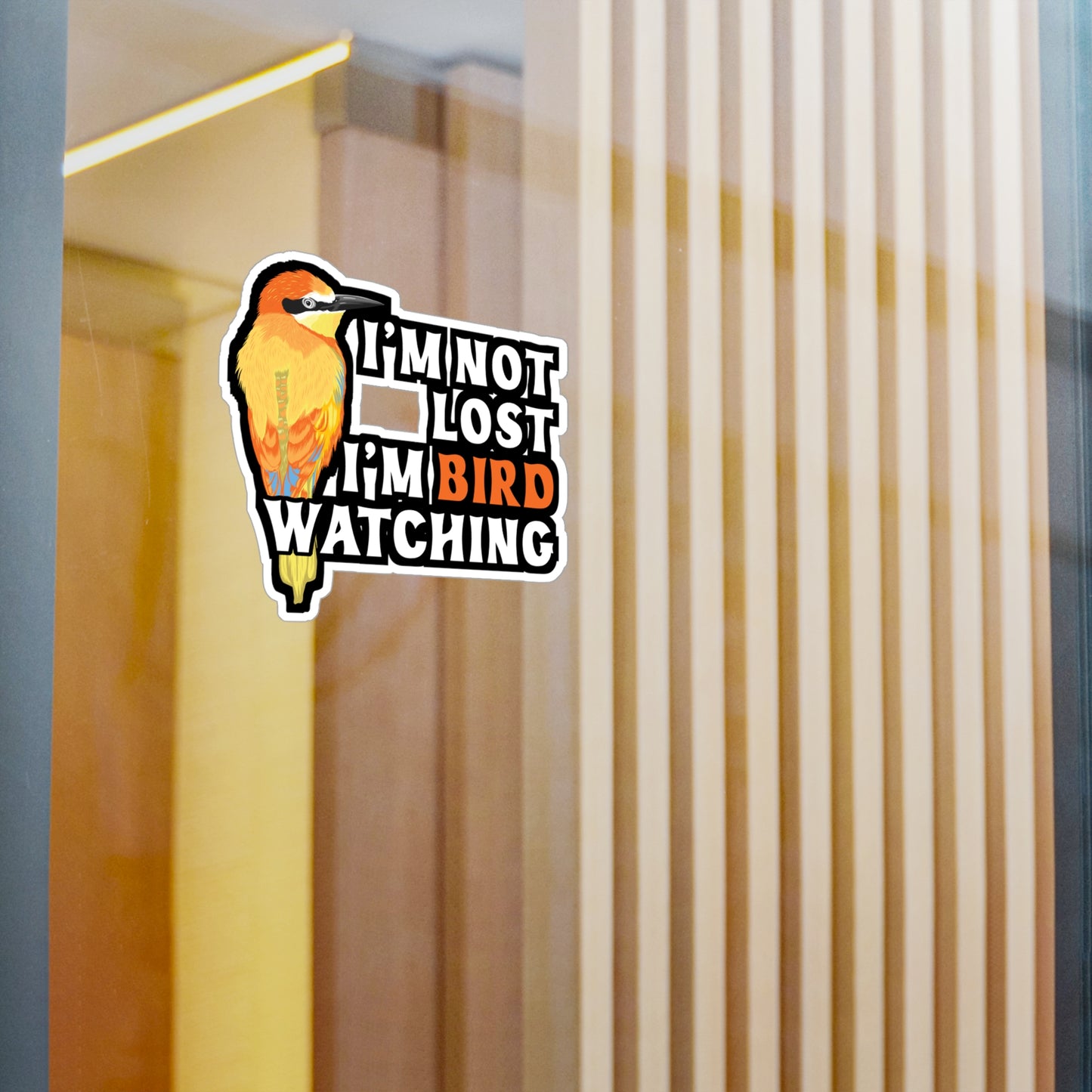 I'm Bird Watching | Birdwatcher Sticker | Binocular Decals | Bird nerd Laptop Sticker | Birdwatcher Gift | Binocular Gift