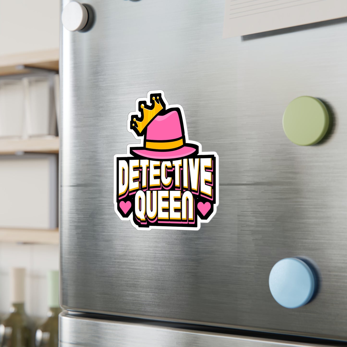 Detective Queen | Detective Sticker | Spying Decals | Investigator Laptop Sticker | Detective Gift | Spying Gift