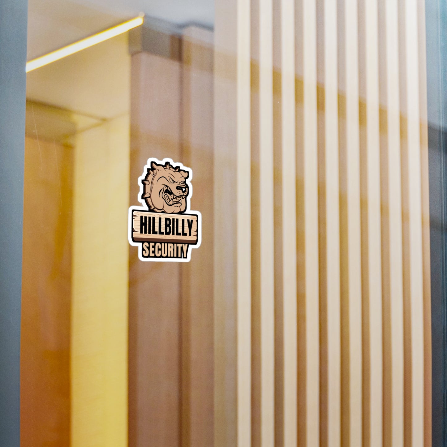 Hillbilly Security - Hillybilly Sticker for Wall, Laptop, Window, Truck, Car Hillybilly Gift Vinyl Redneck Decal Sticker