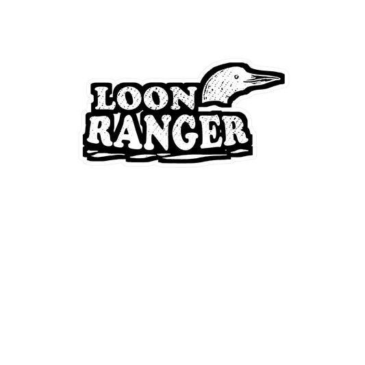 Loon Ranger | Birdwatcher Sticker | Binocular Decals | Bird nerd Laptop Sticker | Birdwatcher Gift | Binocular Gift