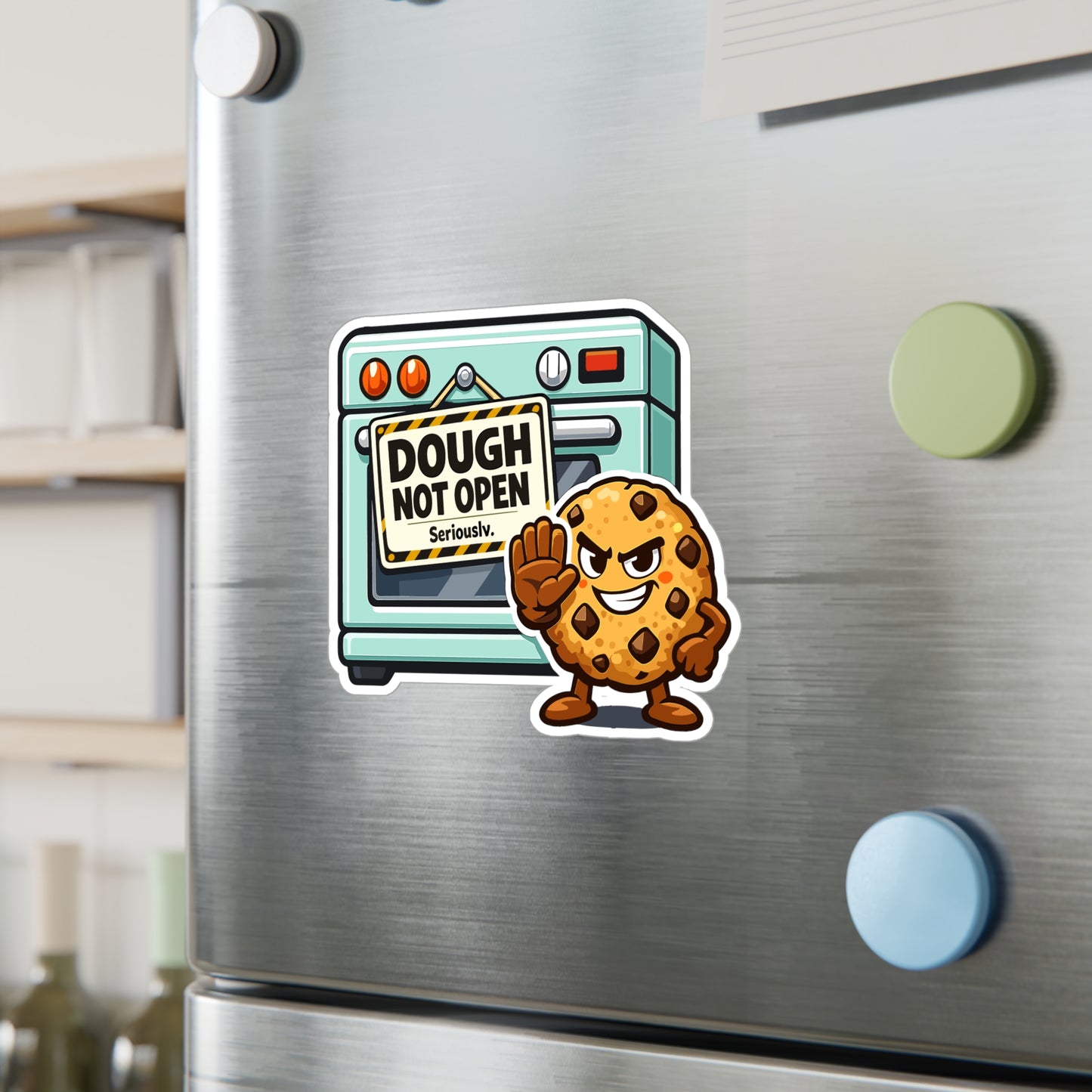 Baking Sticker Dough Not Open Funny Sourdough Baker Decals Waterproof Vinyl for Laptop Water Bottle Food Humor Soggy Bread